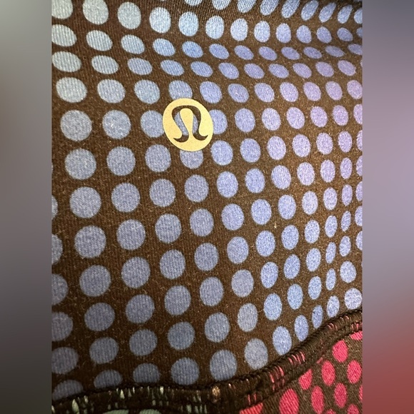 Lululemon Wunder Under Pant III *Full-On Luon Cosmic Dot White Multicolor - Picture 3 of 7